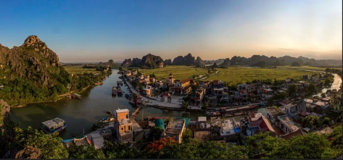 Đường vào Kênh Gà Vân Trình