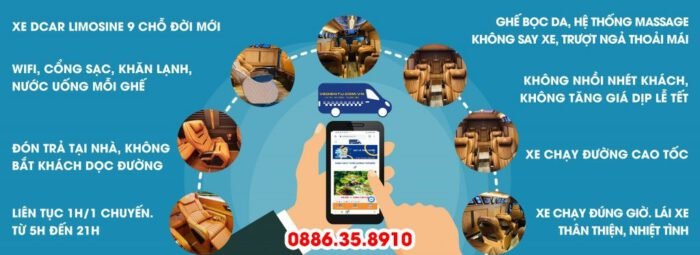 Chi tiết các tiện ích của dịch vụ đặt xe Limousine Hà Nội Hải Phòng tại Vé điện tử