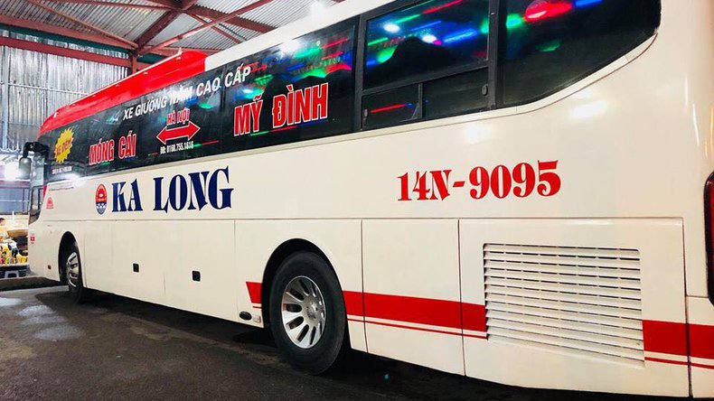 Ka Long Bus from My Dinh Station to Mong Cai