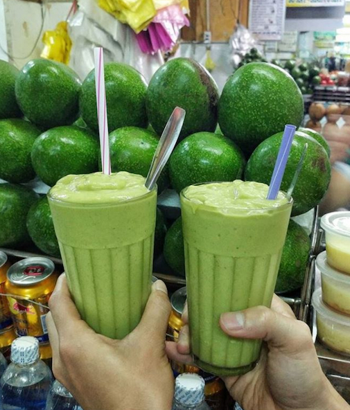 Avocado & Custard apple Smoothie - Photo: @cookat_vietnam