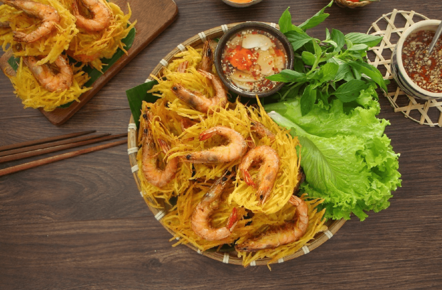 Famous Hanoi Food and International Fine Dining 1 Banh Tom