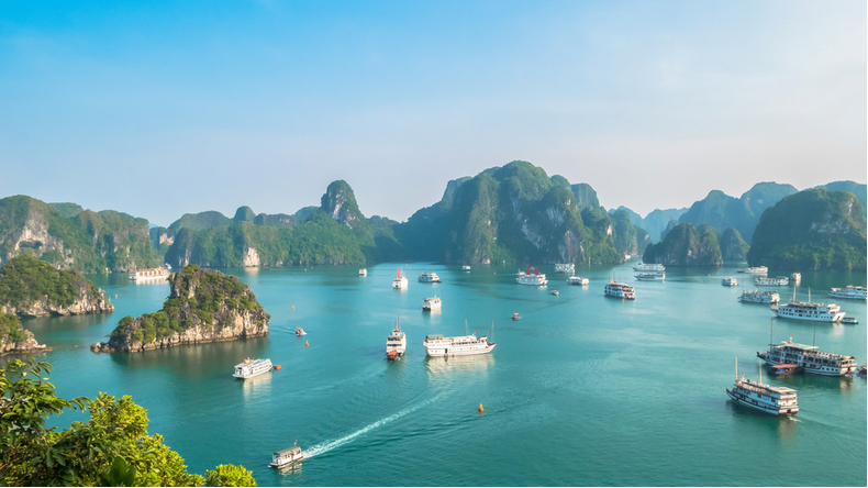 Halong Bay Landscape View from Ti Top Island