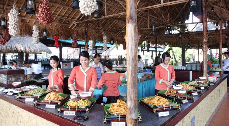 A Dinner Buffet at Binh Quoi Tourist Resort